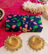 Handmade Decorative Sweet Box With Butti Tea-Light Holder, Cash Box,Christmas Gifts, Indian Bridesmaid box, Return Gift, Wedding Favor Gift